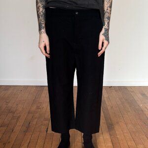 RICK OWENS CROPPED PANTS SIZE 50 34" WAIST
